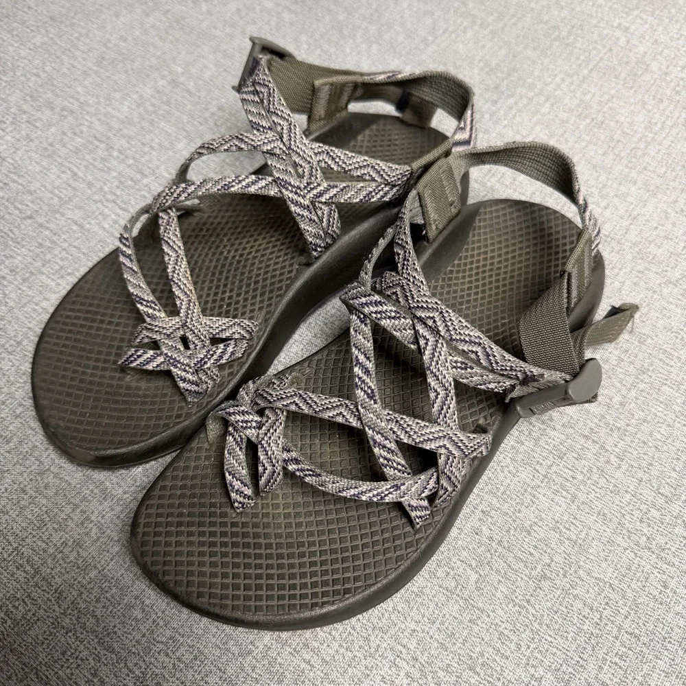 CHACO WOMEN PURPLE GRAY ZX/2 LAVENDER CLASSIC SPORT SANDAL‎